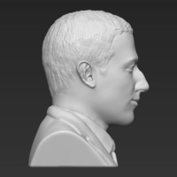 Mark Zuckerberg bust 3D printing ready obj stl - Thumbnail 6