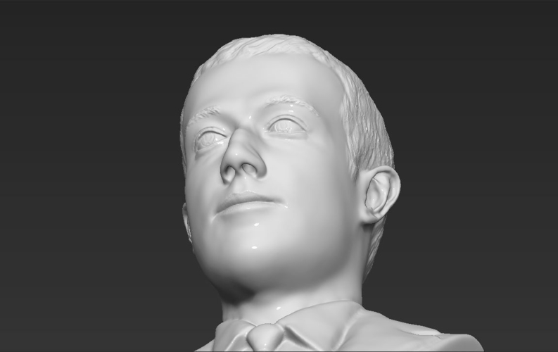 Mark Zuckerberg bust 3D printing ready obj stl 3D Print 230609