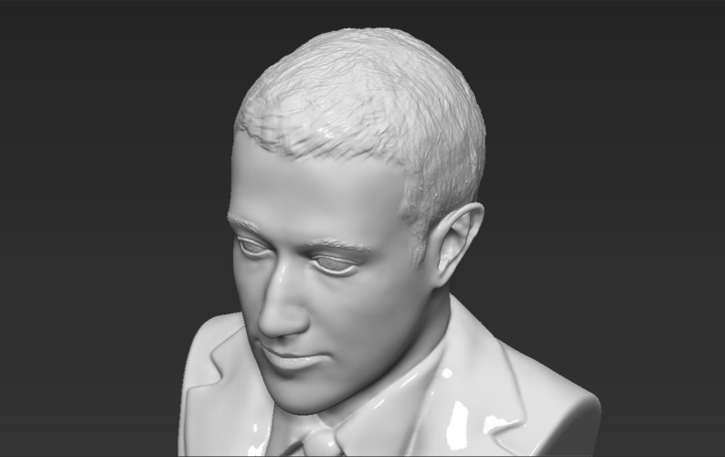 Mark Zuckerberg bust 3D printing ready obj stl 3D Print 230610