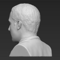 Mark Zuckerberg bust 3D printing ready obj stl - Thumbnail 12