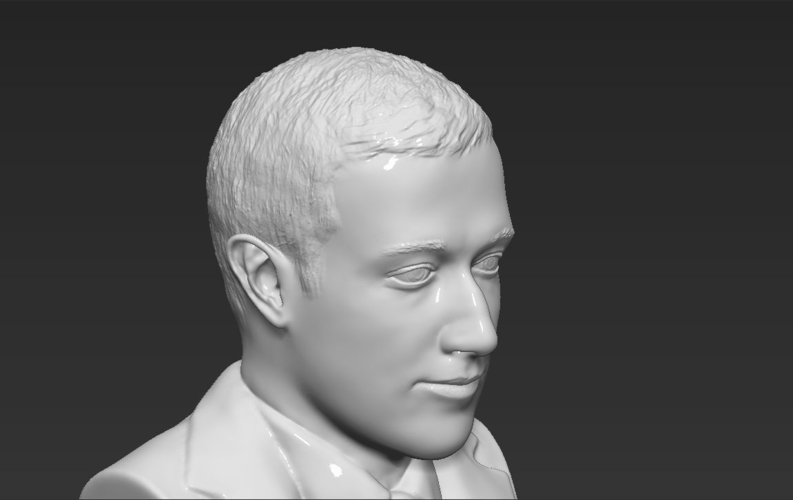 Mark Zuckerberg bust 3D printing ready obj stl 3D Print 230614