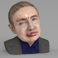 Stephen Hawking bust ready for full color 3D printing - Thumbnail 2
