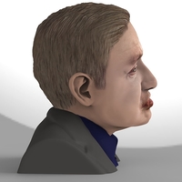 Stephen Hawking bust ready for full color 3D printing - Thumbnail 6