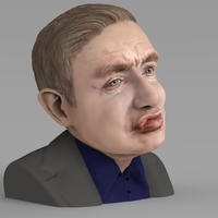 Stephen Hawking bust ready for full color 3D printing - Thumbnail 8
