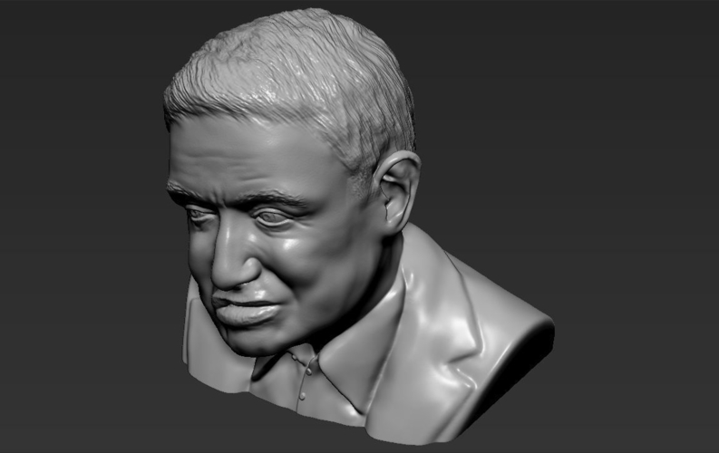 Stephen Hawking bust ready for full color 3D printing 3D Print 230655