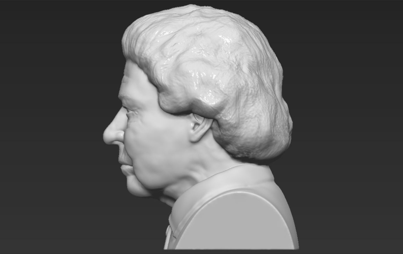 Queen Elizabeth II bust 3D printing ready stl obj 3D Print 230663