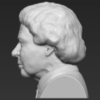 Queen Elizabeth II bust ready for full color 3D printing - Thumbnail 18