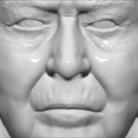 Queen Elizabeth II bust ready for full color 3D printing - Thumbnail 22