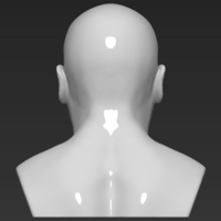 Mike Tyson bust 3D printing ready stl obj - Thumbnail 6