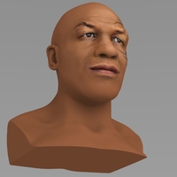 Mike Tyson bust ready for full color 3D printing - Thumbnail 9