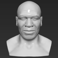 Mike Tyson bust ready for full color 3D printing - Thumbnail 12