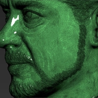 Tony Stark Robert Downey Jr Iron Man bust ready for 3D printing - Thumbnail 15