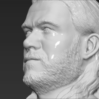 Thor Chris Hemsworth Avengers bust 3D printing ready stl obj - Thumbnail 11