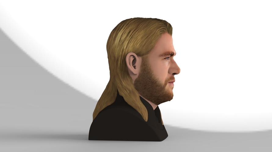 Thor Chris Hemsworth Avengers bust full color 3D printing ready 3D Print 230799