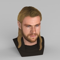 Thor Chris Hemsworth Avengers bust full color 3D printing ready - Thumbnail 8