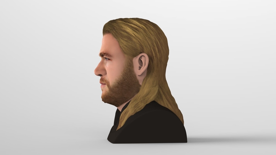 Thor Chris Hemsworth Avengers bust full color 3D printing ready 3D Print 230802