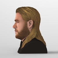 Thor Chris Hemsworth Avengers bust full color 3D printing ready - Thumbnail 9