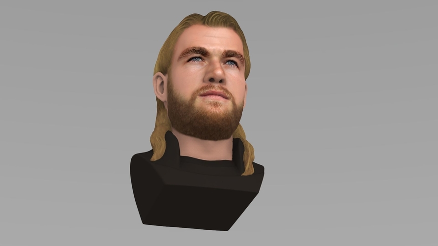 Thor Chris Hemsworth Avengers bust full color 3D printing ready 3D Print 230804