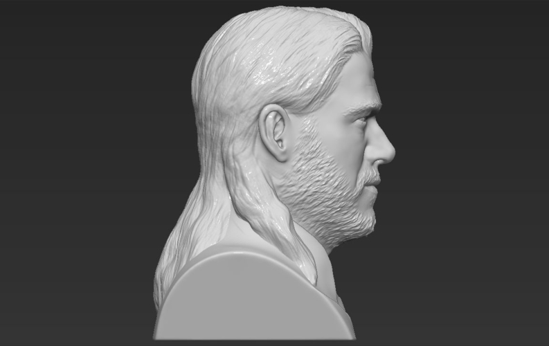 Thor Chris Hemsworth Avengers bust full color 3D printing ready 3D Print 230815