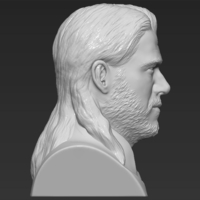 Thor Chris Hemsworth Avengers bust full color 3D printing ready - Thumbnail 21