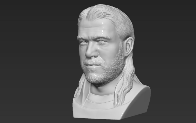 Thor Chris Hemsworth Avengers bust full color 3D printing ready 3D Print 230816