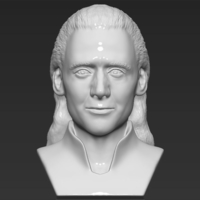 Small Loki bust 3D printing ready stl obj 3D Printing 230823