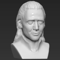 Loki bust 3D printing ready stl obj - Thumbnail 5