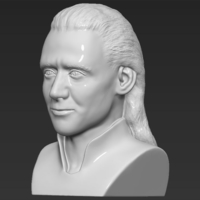 Loki bust 3D printing ready stl obj - Thumbnail 6
