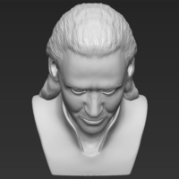 Loki bust 3D printing ready stl obj - Thumbnail 13