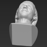 Loki bust 3D printing ready stl obj - Thumbnail 14