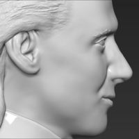Loki bust 3D printing ready stl obj - Thumbnail 15