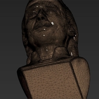Loki bust 3D printing ready stl obj - Thumbnail 16