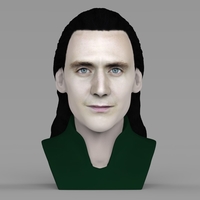 Small Loki bust ready for full color 3D printing 3D Printing 230840