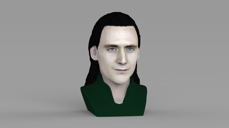 Loki bust ready for full color 3D printing 3D Print 230842