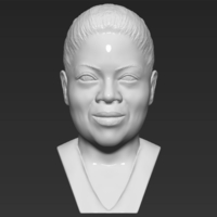Small Oprah Winfrey bust 3D printing ready stl obj 3D Printing 230866