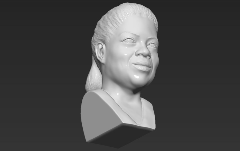 Oprah Winfrey bust 3D printing ready stl obj 3D Print 230876