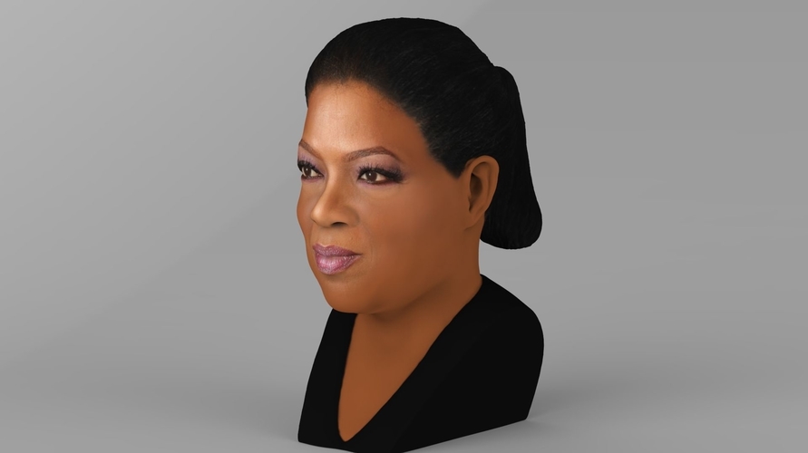 Oprah Winfrey bust ready for full color 3D printing 3D Print 230881