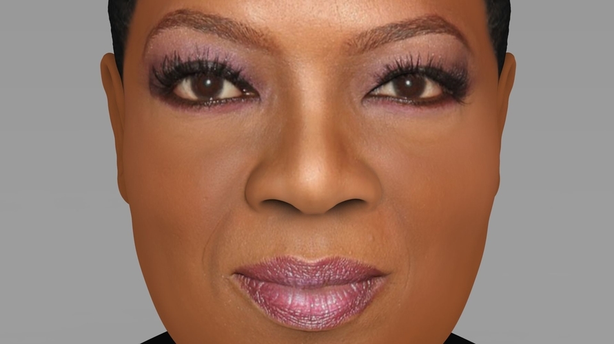 Oprah Winfrey bust ready for full color 3D printing 3D Print 230882
