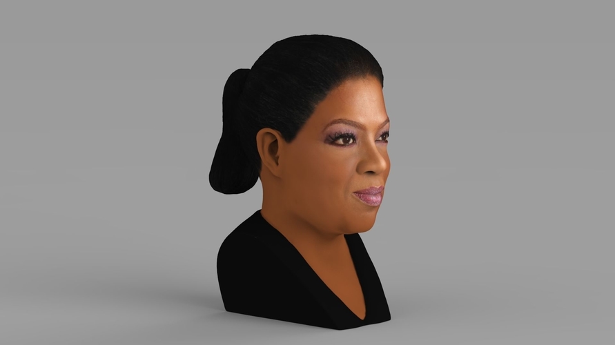 Oprah Winfrey bust ready for full color 3D printing 3D Print 230883