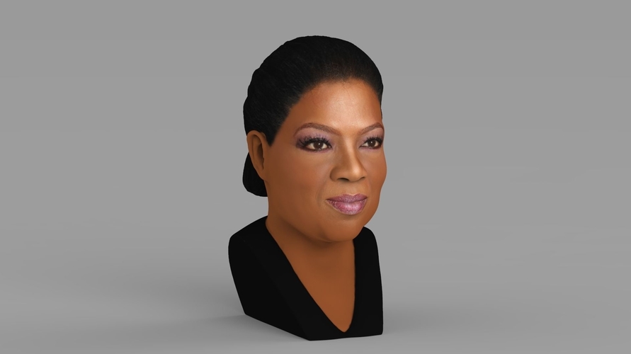 Oprah Winfrey bust ready for full color 3D printing 3D Print 230884