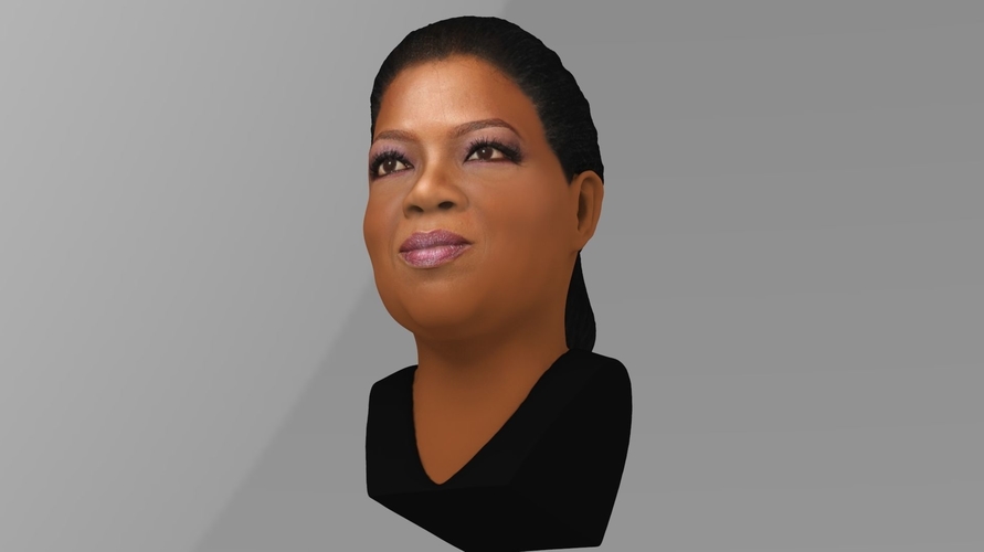 Oprah Winfrey bust ready for full color 3D printing 3D Print 230885