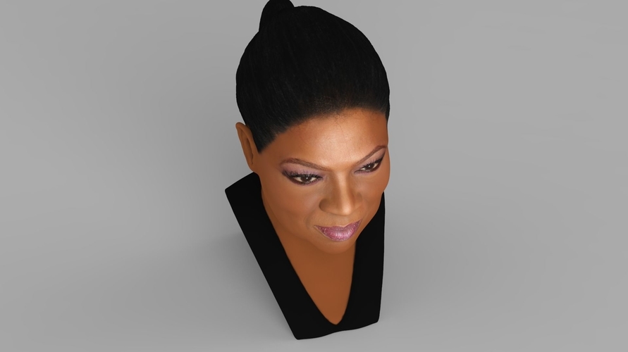 Oprah Winfrey bust ready for full color 3D printing 3D Print 230886