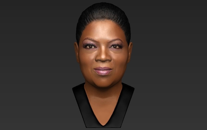 Oprah Winfrey bust ready for full color 3D printing 3D Print 230887