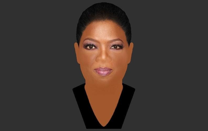 Oprah Winfrey bust ready for full color 3D printing 3D Print 230889