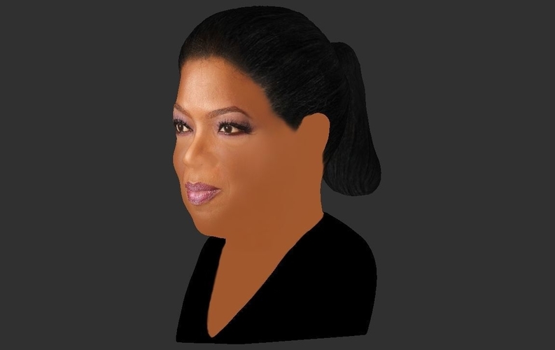 Oprah Winfrey bust ready for full color 3D printing 3D Print 230890