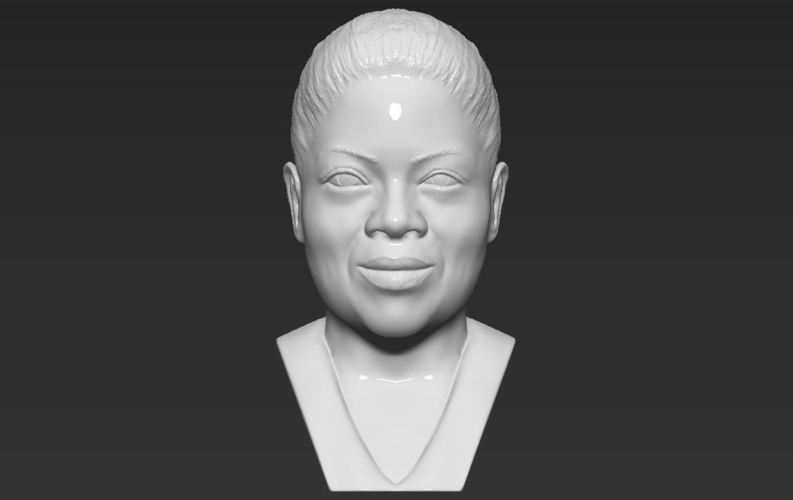 Oprah Winfrey bust ready for full color 3D printing 3D Print 230891