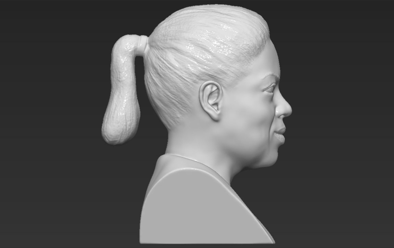 Oprah Winfrey bust ready for full color 3D printing 3D Print 230894