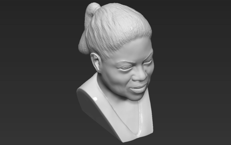 Oprah Winfrey bust ready for full color 3D printing 3D Print 230896