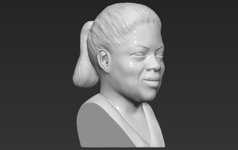 Oprah Winfrey bust ready for full color 3D printing 3D Print 230897