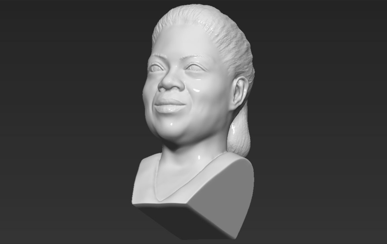 Oprah Winfrey bust ready for full color 3D printing 3D Print 230899